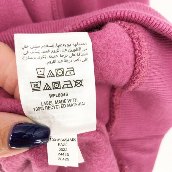 IDEOLOGY Womens Hoodie Sweatshirt XXL Pink Fleece Relaxed Fit NWT - Picture 11 of 11